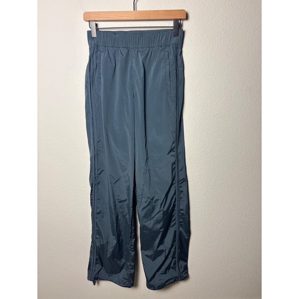 Athleta Rise Pant Eden Blue XXS Straight Leg Elastic Waist Activewear 472261